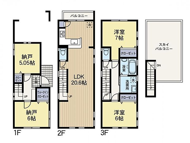 動線の良い間取りは住む人の使いやすさを一番に考えた設計です！計算されたゆとりとひかりが空間を演出！！永く住むを念頭に日々変化していくライフスタイルにも対応できるように思いやりのつまった間取りです！