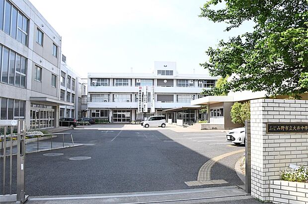 ふじみ野市立大井中学校（1442m）