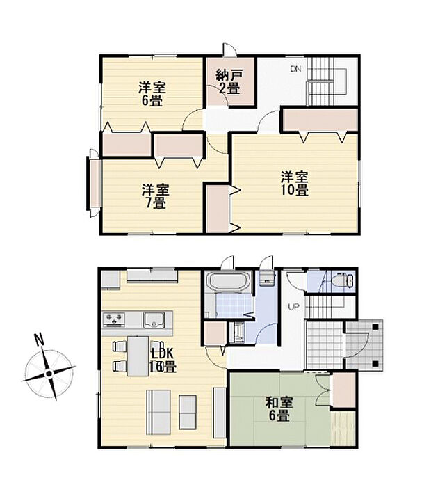 建物面積115.09ｍ2　4SLDKの間取り　