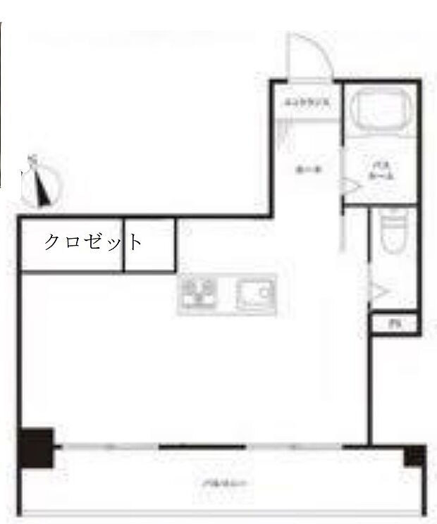 ハイツ八丁堀(1R) 4階の間取り