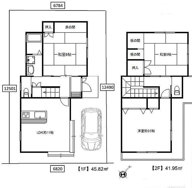 中古戸建　柏市南逆井6丁目(3LDK)の間取り