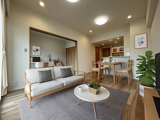 家具が入った画像はCGで作成したホームステージングイメージであり、家具費用は価格に含まれておりません。