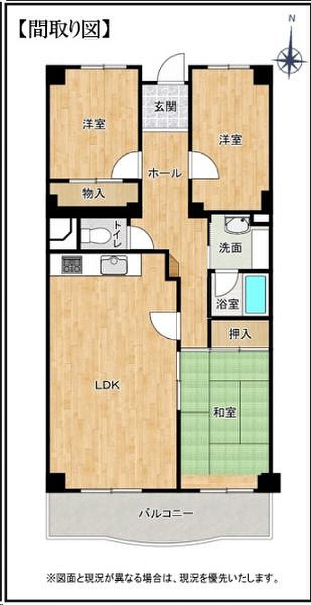 全体の間取り図です！