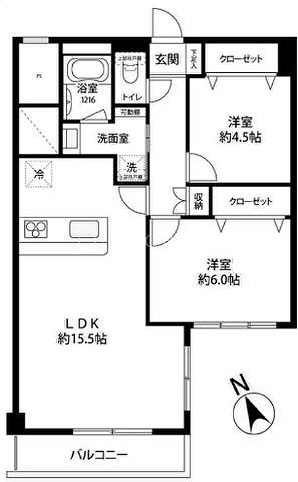 内装リフォーム！南西向きにつき陽当たり良好！明るく広々としたLDKでまったりお過ごしいただけます。