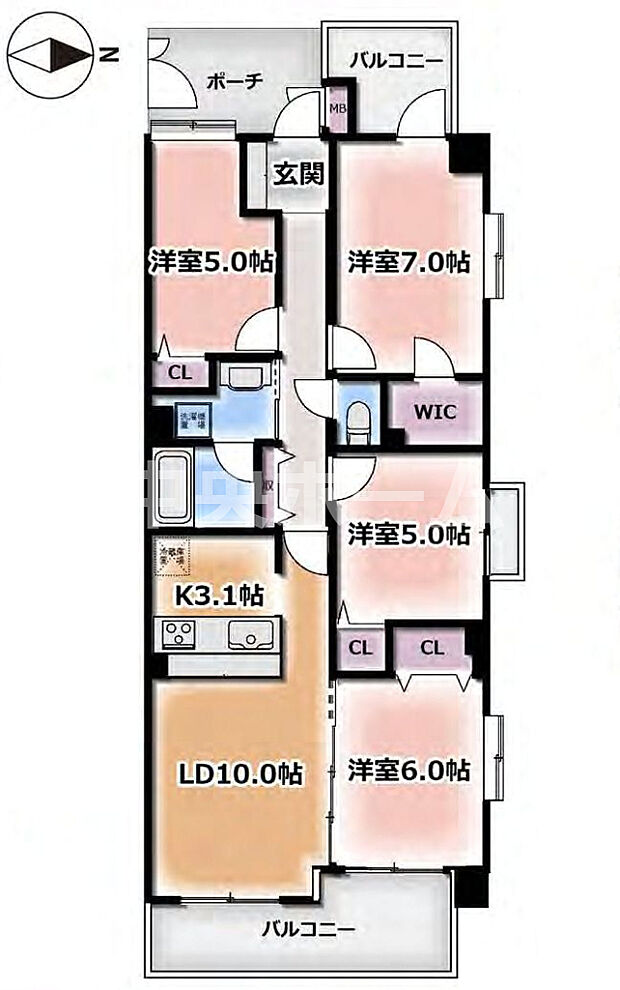 角地につきまして日当たり・通風・眺望良好。新規リノベーション施工が完了致しましたのでいつでも内覧が可能です。