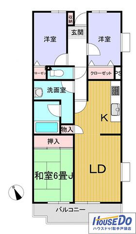 ゆとりある空間♪部屋割りも楽しみの一つですよね♪収納スペースが充実しているので、実際に広さを実感できる間取りとなっております。