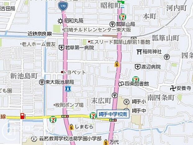 近鉄難波・奈良線 瓢箪山駅まで 徒歩10分(2LDK)のその他画像