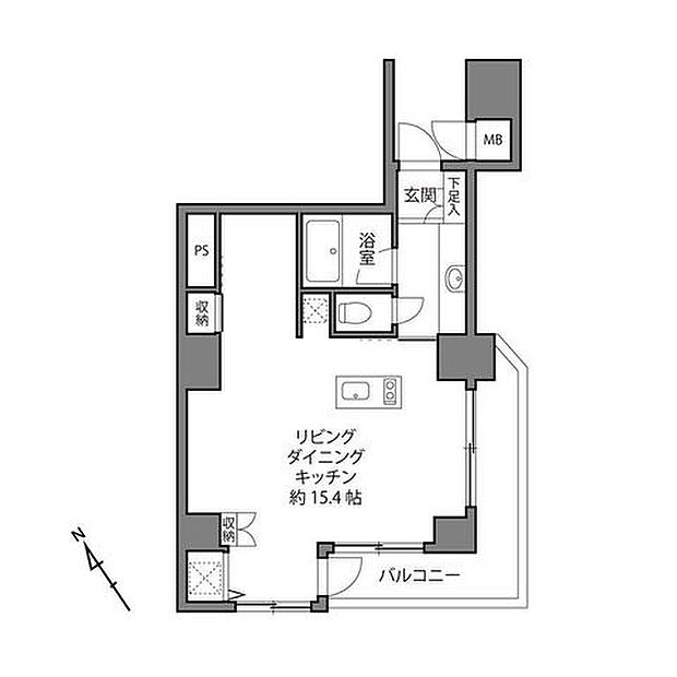 南向き・角部屋のお部屋