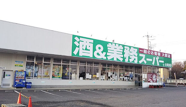 【スーパー】業務スーパー　白岡東店まで545ｍ