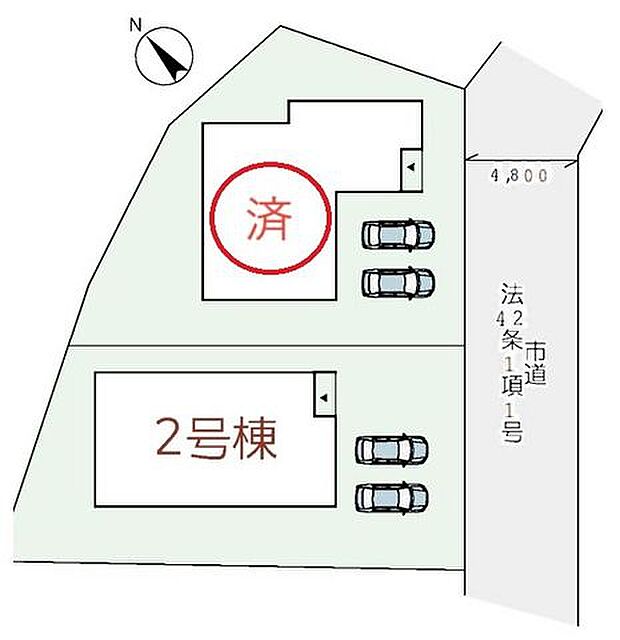 リーブルガーデン高美台3丁目　新築戸建　2号棟(4SLDK)の間取り