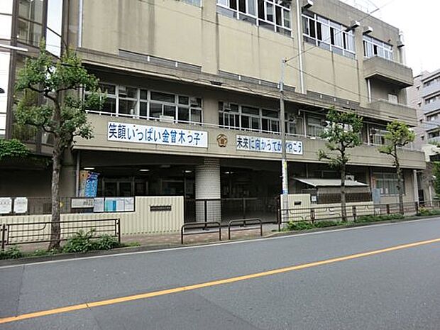 【小学校】金曾木小学校まで608ｍ