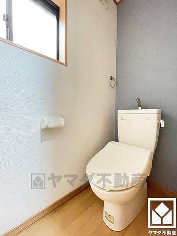 トイレが1階と2階にあるので、朝の忙しい時間にも混雑せず快適です。