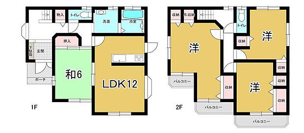 庄町1丁目　中古戸建(4SLDK)の間取り