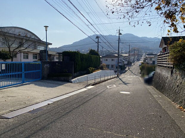 南東道路　日浦小学校側