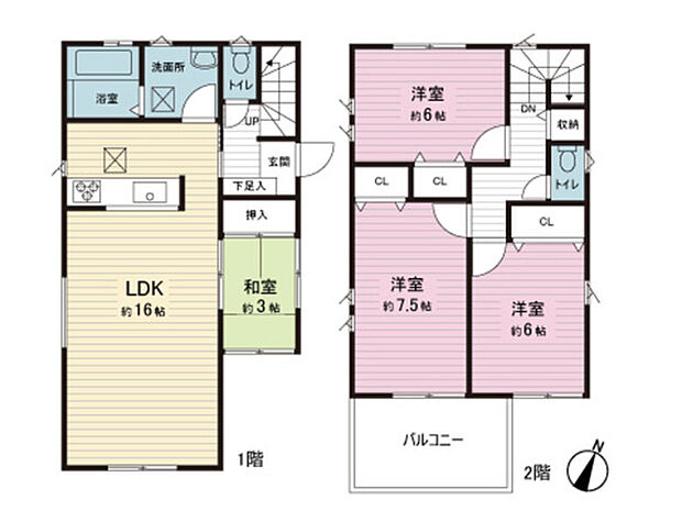 間取り図です。