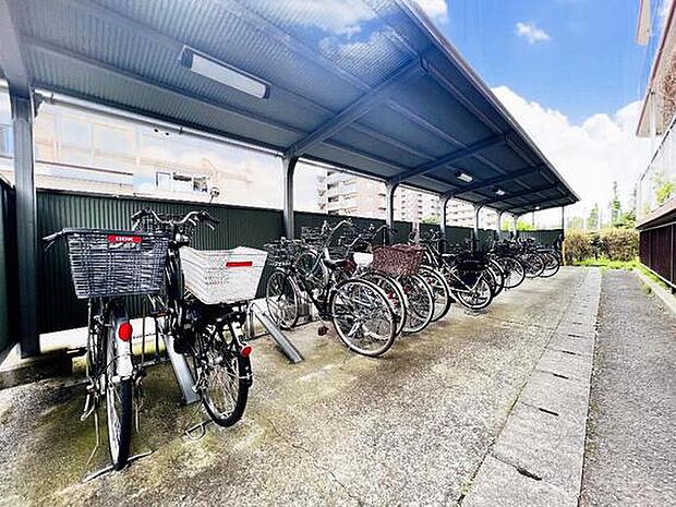 自転車置き場です。