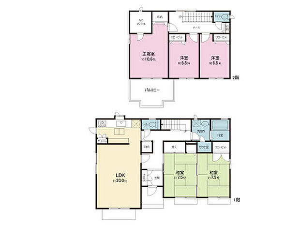 間取り図です。