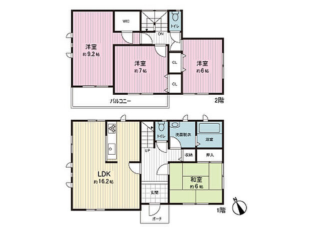 間取り図です。