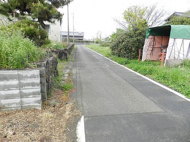 前面道路含む現地写真です。