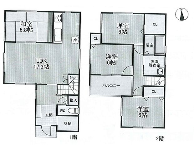 間取り図です。