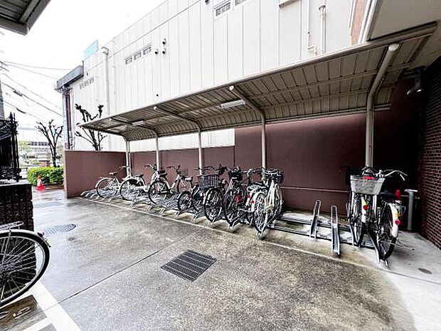 自転車置き場です。