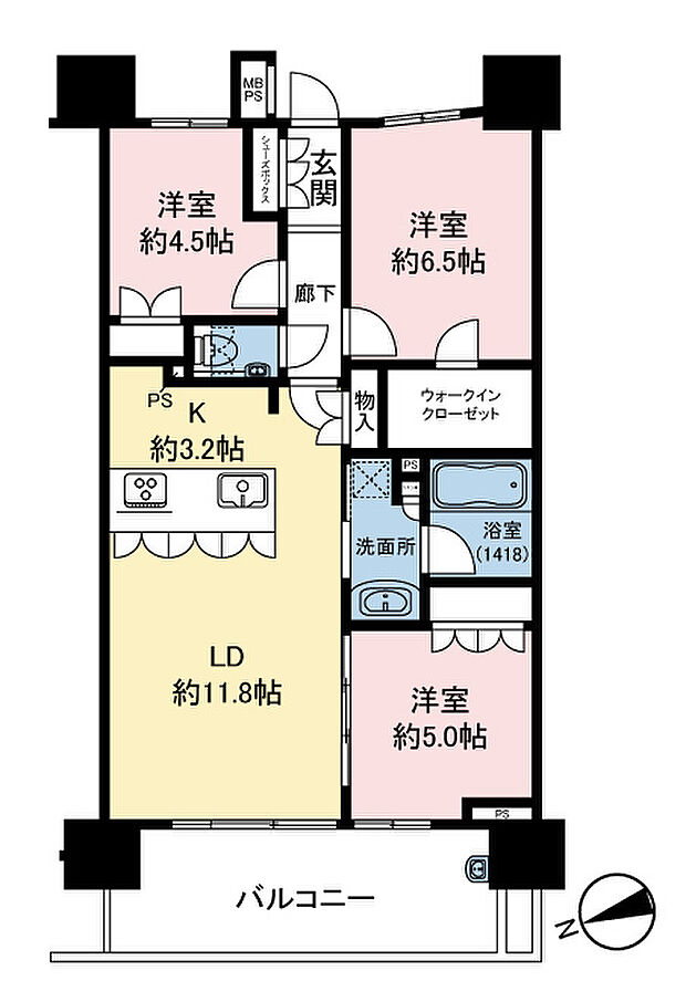 2019年9月施工の築浅物件。ファミリー向けのゆとりある3LDK。大切なペットとご入居可能です。