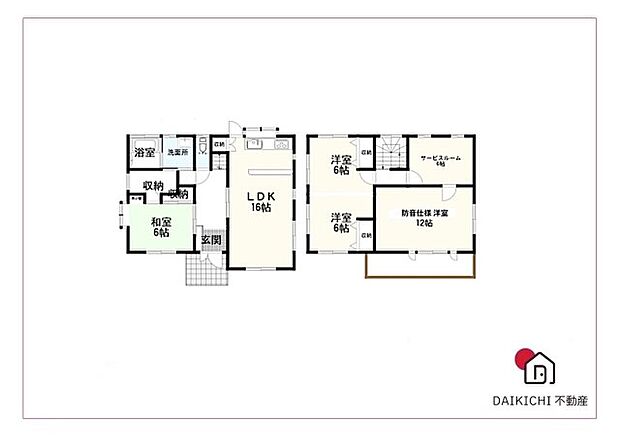 本庄市沼和田　中古戸建(3SLDK)の間取り