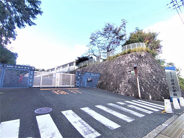 【小学校】「桜井市立桜井小学校」まで約1800ｍです。徒歩約23分。毎日の通学が楽しみですね。