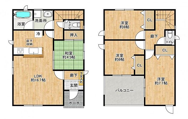 間取り図です！