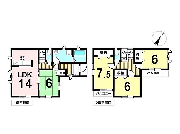 中古戸建　八王子市泉町(4LDK)の間取り