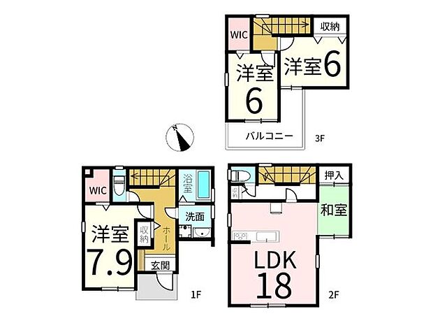 新築戸建 清水沼　新築戸建(4LDK)の間取り