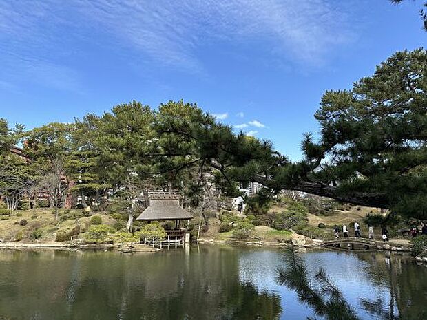 【公園】縮景園まで892ｍ