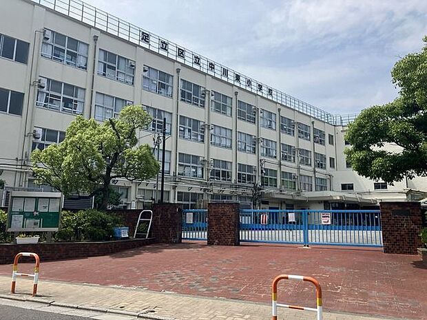 足立区立中川東小学校 450m