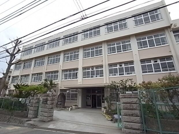 【中学校】神戸市立白川台中学校まで374ｍ