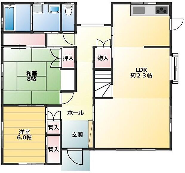 久喜市南栗橋7丁目　中古一戸建て(5SLDK)の間取り