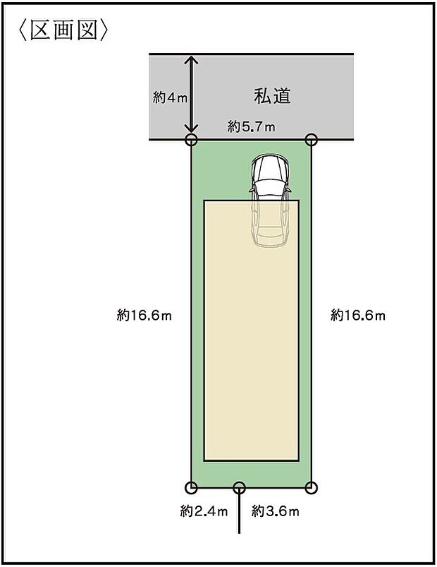 敷地面積27坪以上の整形地！南面開放的なため、日当たり良好です！