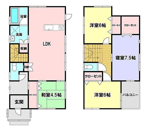 ダイヤタウン高砂町栄町　I号地(4LDK)の間取り