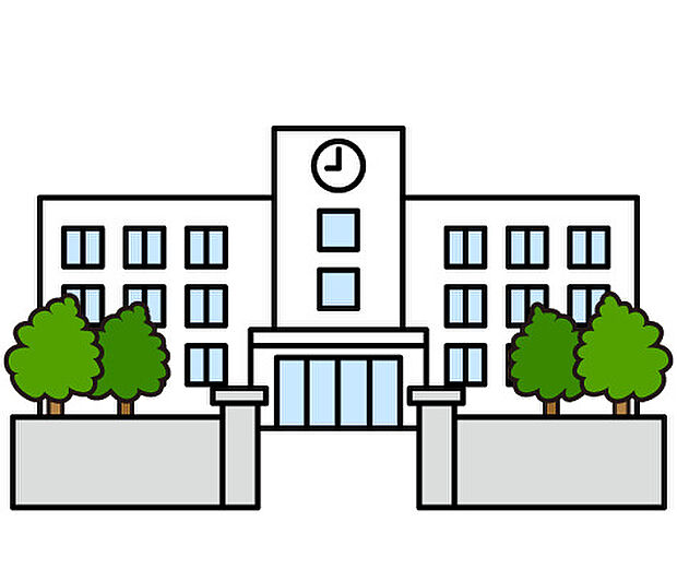 長坂中学校までは徒歩17分です