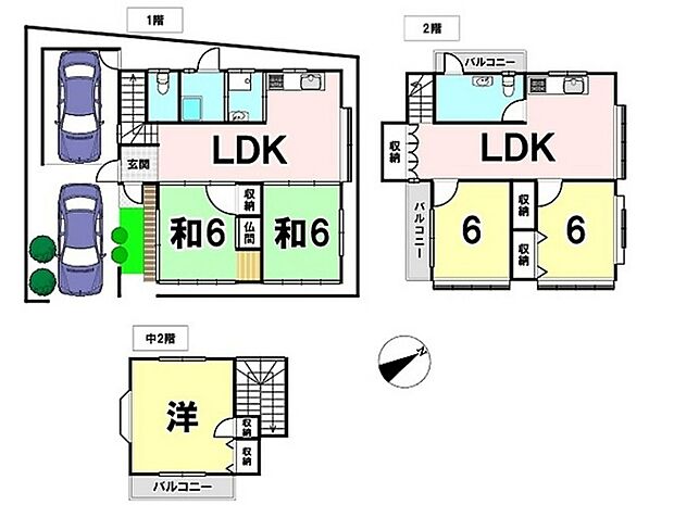 喜屋武バス停 徒歩1分(5LDK)の間取り