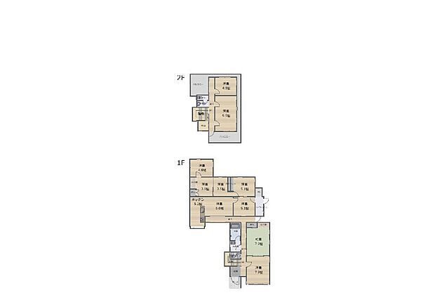 第一大山バス停 徒歩3分(9LDK)の間取り