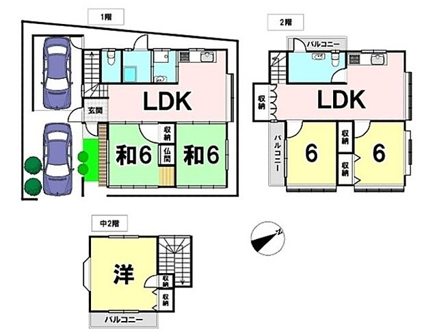 間取り図です♪