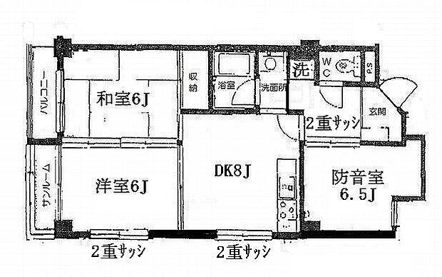 エアコン3台付き