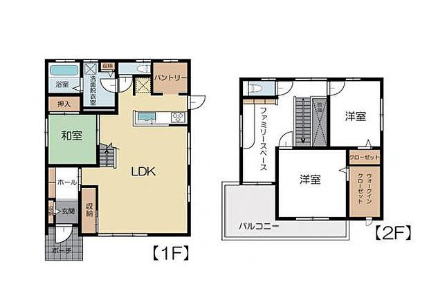 水戸市吉沢町　中古戸建(3LDK)の間取り