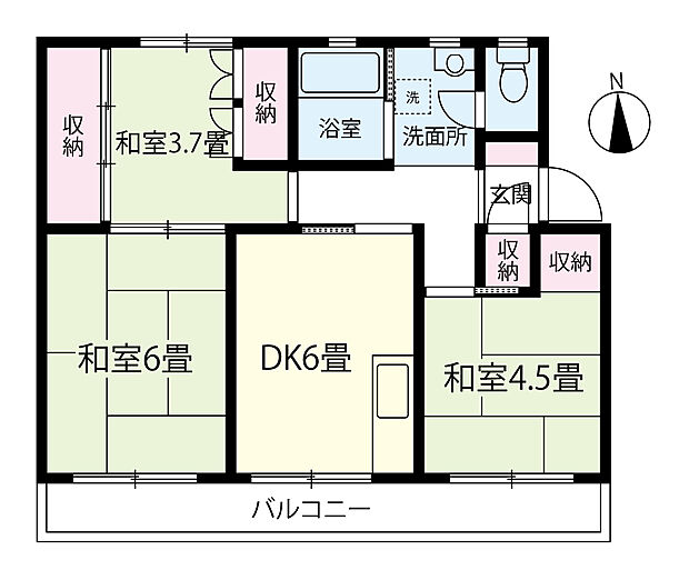 ■月額賃料：48000円　表面利回り10.4% ■最上階に付き眺望・日当たり良好■教育施設・商業施設・病院充実 ■緑豊かな環境