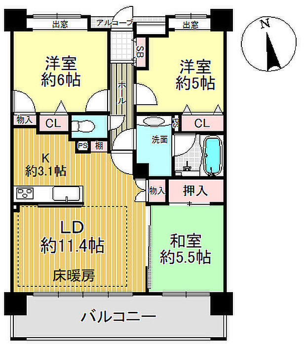 間取図です：三郷新築ナビで検索♪