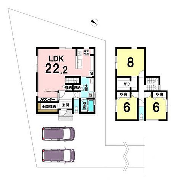 一戸建3LDK・土地227.16m2・建物105.16m2・2940万円月々支払例：毎月70041円からボーナス時加算無　年利0.685％　元利均等方式　返済期間40年(当初5年）の場合