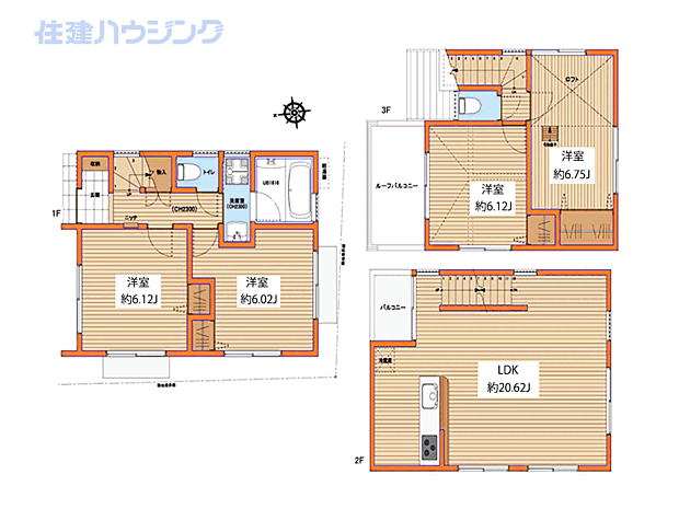 ＪＲ山手線 新大久保駅まで 徒歩5分(4LDK)の間取り