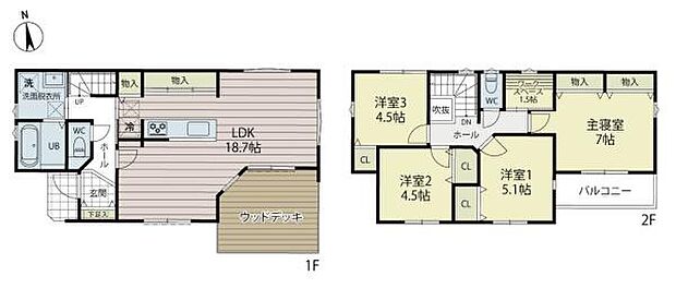 南向きの明るいお家です。