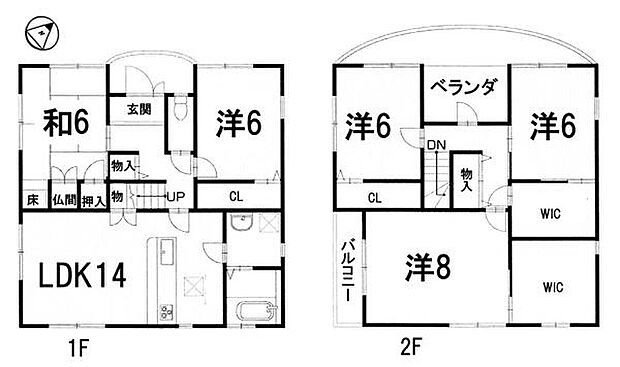 ＪＲ東海道本線 草津駅までバス約18分 青地バス停 徒歩7分(5SLDK)の間取り