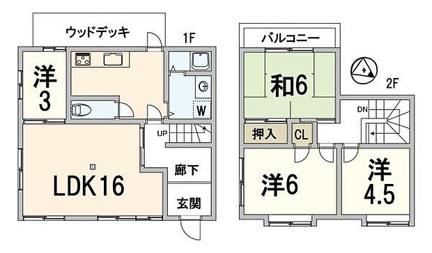 ＪＲ東海道本線 石山駅までバス約20分 サンシャイン入口バス停 徒歩1分(4LDK)の間取り